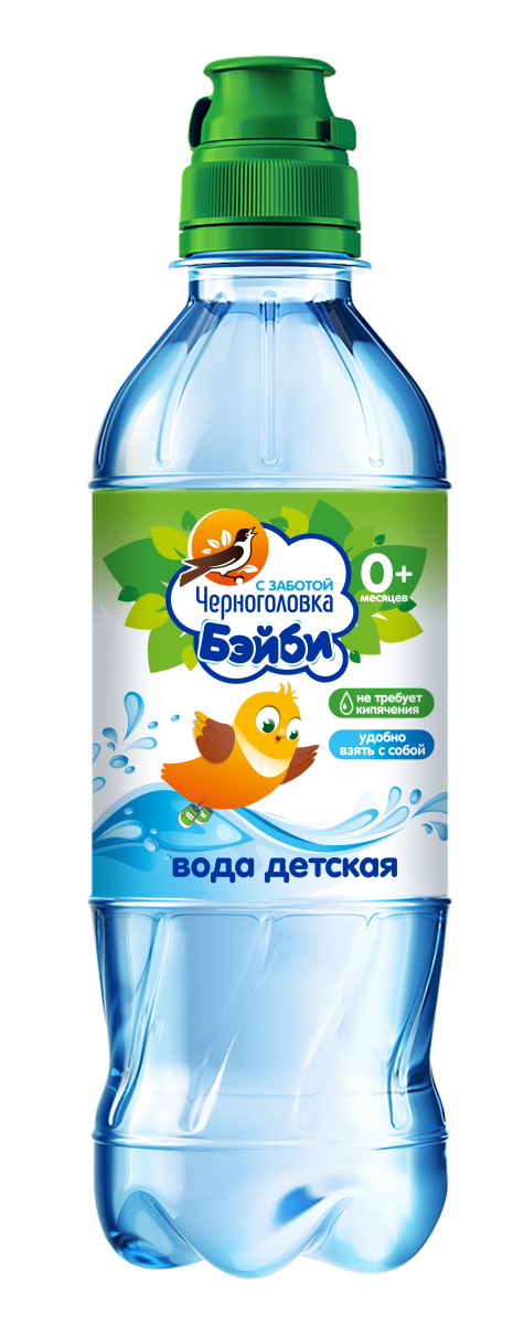 Вода питьевая негазированная ЧЕРНОГОЛОВКА Бейби, ПЭТ 0,33л