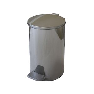 Урна D 20см H 31см 10л для мусора с педалью ТИТАН МЕТА NEW