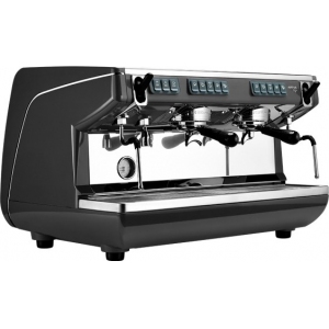Кофемашина рожковая автоматическая NUOVA SIMONELLI APPIA LIFE 2GR V 220V BLACK+LOW GROUPS+ECONOMIZER