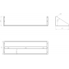 Полка настенная ASSUM ПН-П-5/3 (500х300х220)